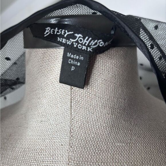 Vintage Betsey Johnson New York Sheer Mesh Two-Piece Set Embroidered Y2K Rare - Picture 9 of 11